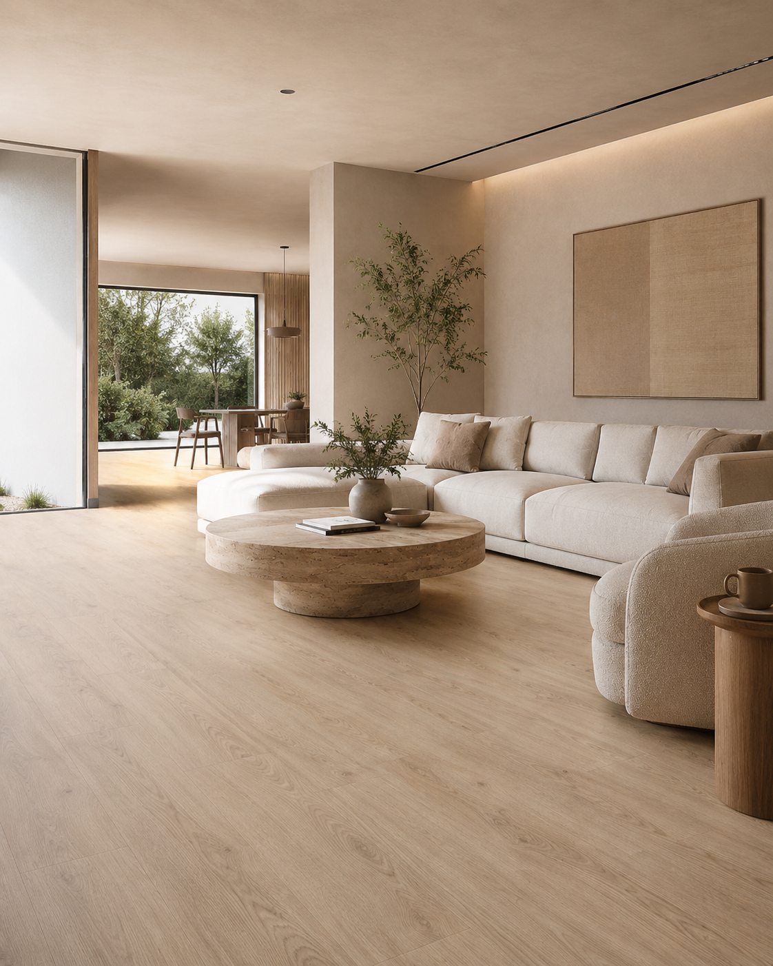 Piso SPC Nudra en aplicación Residencial